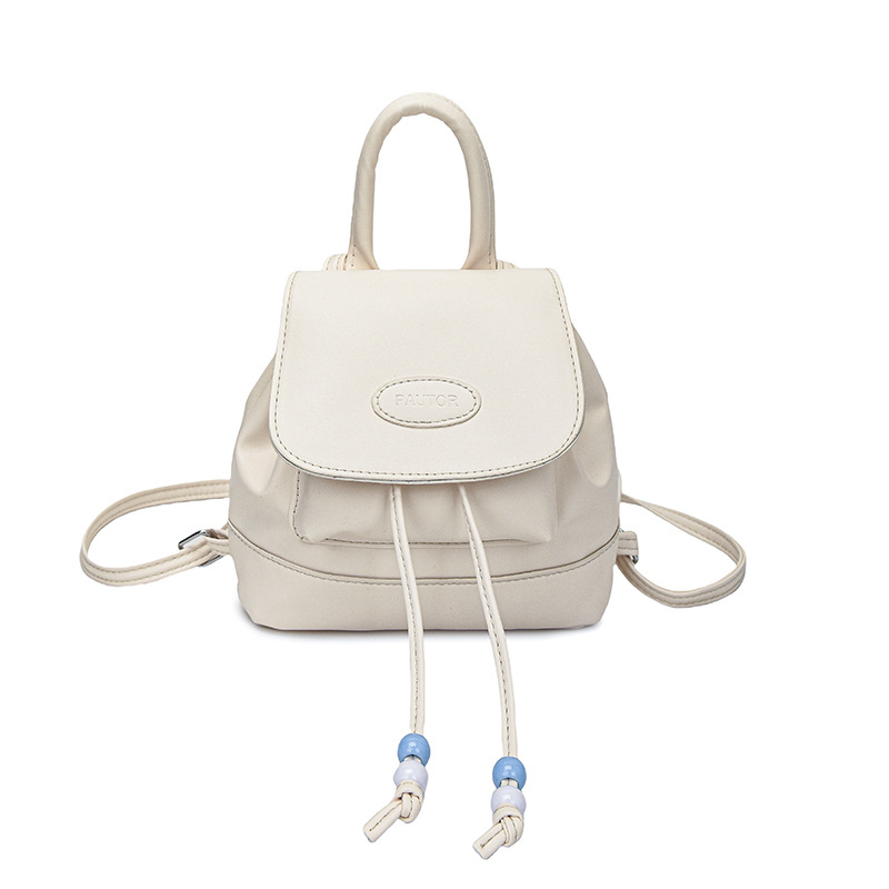 Bolsa de hombro retro estilo académico para mujeres verano 2025 nuevo estilo coreano color de contraste mochila versátil bolso de cubo portátil