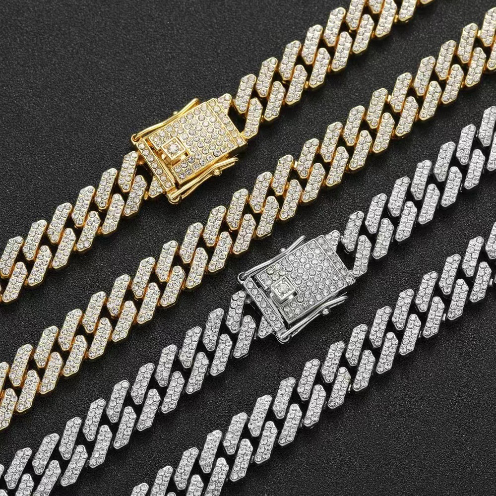 Fashion Geometric Alloy Metal Diamond Gemstone Bracelets