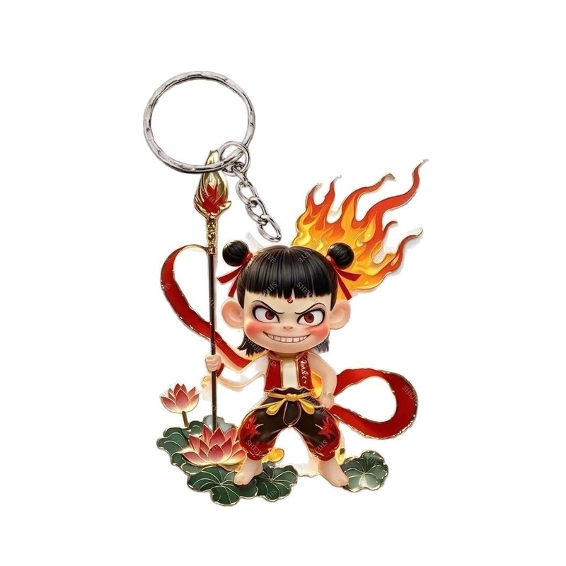 Nezha 2 魔児海の騒ぎ 新しい Ao Bing Ao Guang 高価値でハンサムなアクリルキーホルダー スタンドアップフレンドギフト|undefined