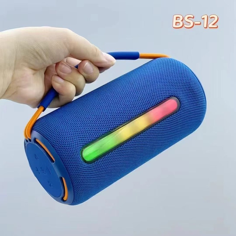 跨境BS12无线蓝牙音箱便携小钢炮户外骑行手提插卡低音炮蓝牙音响|undefined