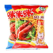 正宗马来西亚风味咪咪虾味条蟹味粒90g克大包装童年怀旧零食小吃