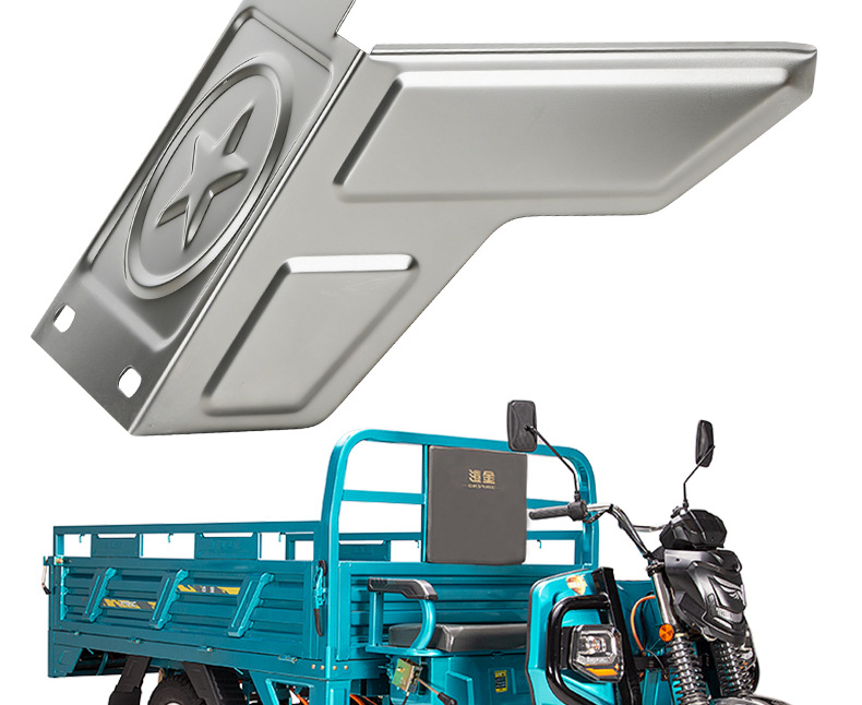 Electric Vehicle Motorcycle Rear Mudguard, Octagonal Mudguard, Thickened Iron, Painted Anti-Rust Mudguard, Modification and Upgrade Parts