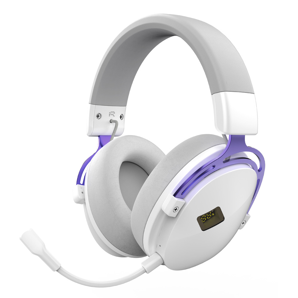 Auriculares Inalámbricos para Juegos GH06Pro 2.4G 7.1 PC y ABS con Pantalla Digital para Gaming