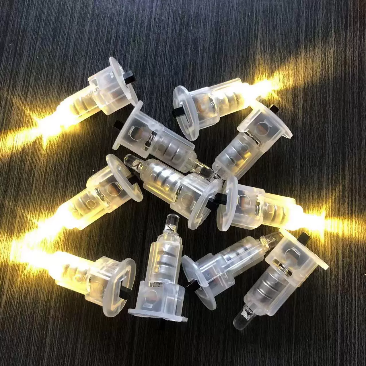 批发灯笼灯芯七彩变幻快慢闪手提灯纸灯笼LED灯芯灯笼配件DIY材料