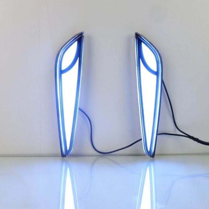 24 años BYD Seagull Luces de conducción diurna Luces de conducción diurna, streamer se convierte en azul hielo nocturno, luces antiniebla delanteras modificadas