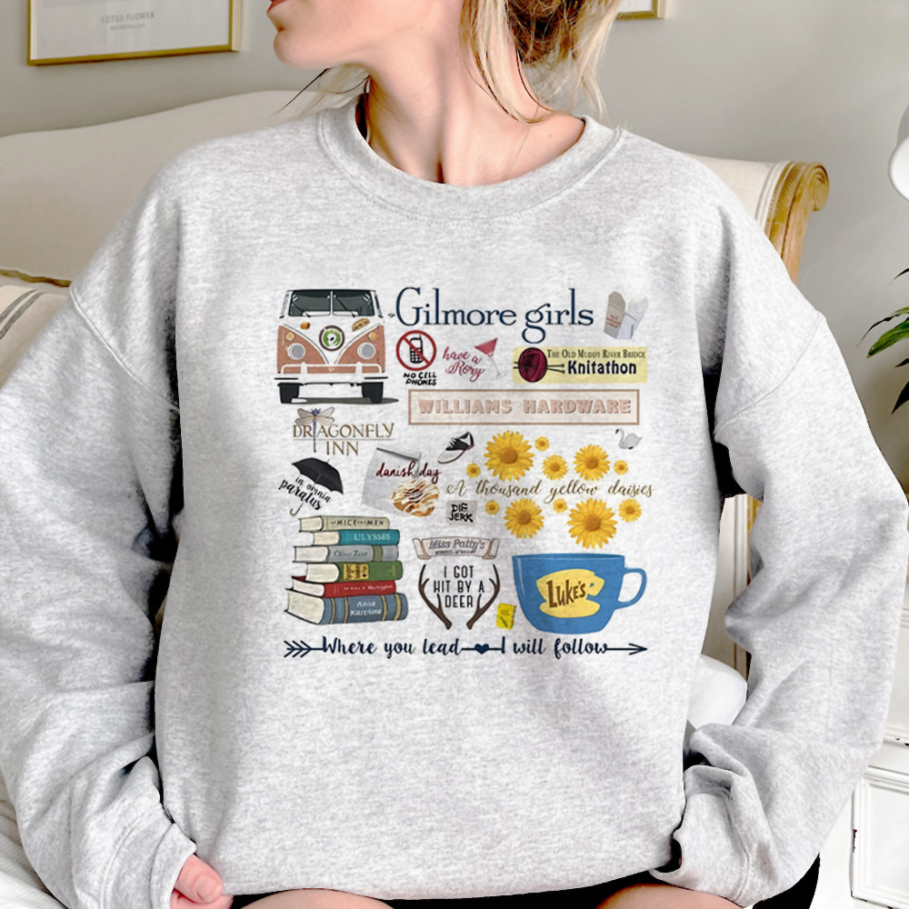 Gilmore Girls hoodies women Korean style 2024 gothic funny