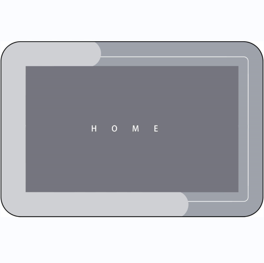 Alfombra de barro de diatomeas transfronteriza alfombra suave alfombra absorbente alfombra de baño alfombra de piso de baño antideslizante de secado rápido