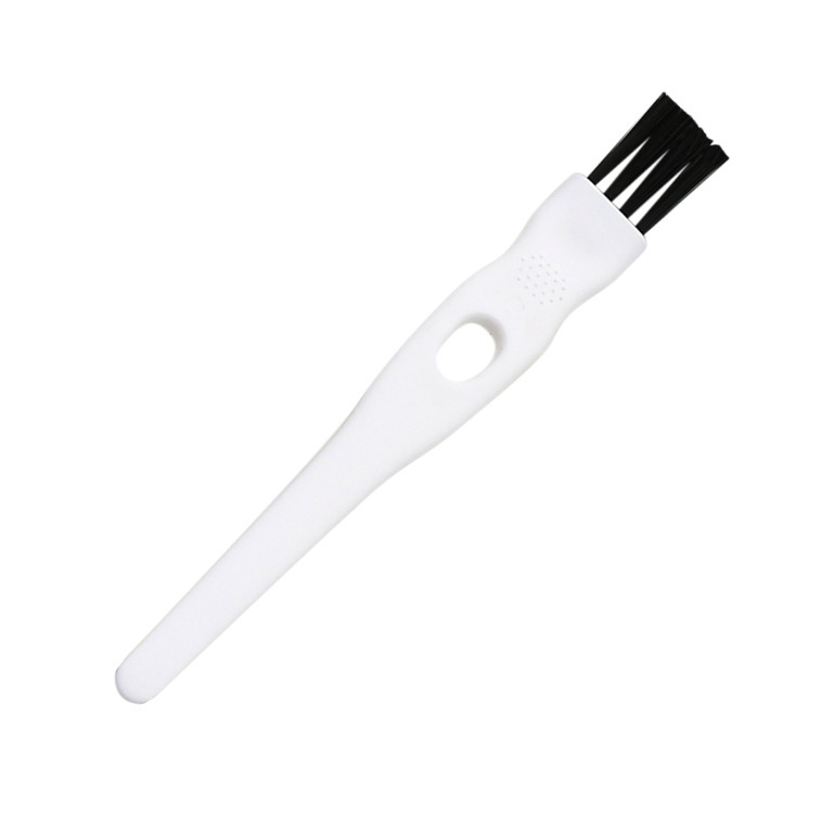 흰색 손잡이 검은 머리
