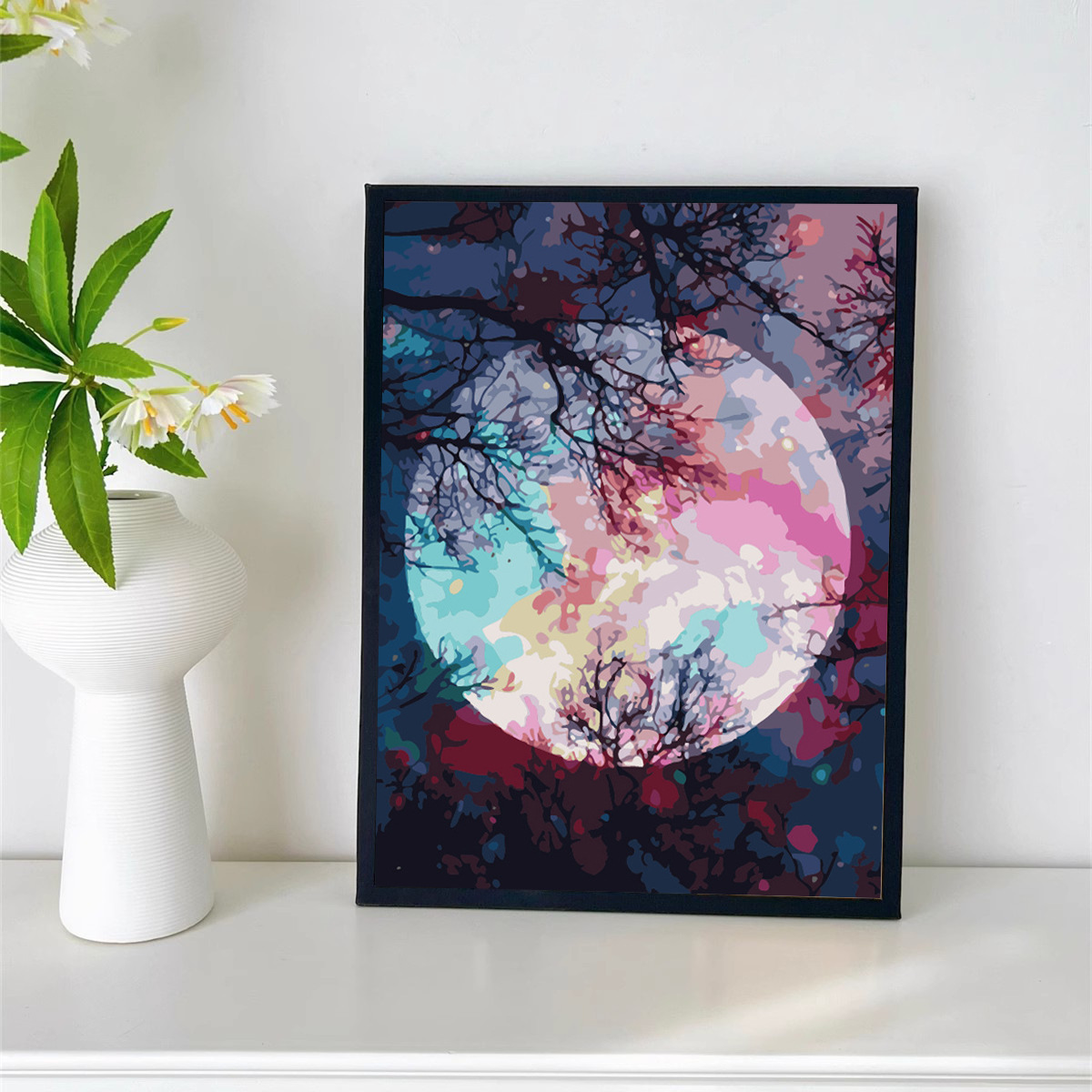 Cross-border digital oil painting wholesale frameless Diy4050 hand-painted wish Amazon ebay decorative painting