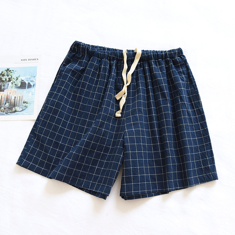 싱글 라인 여성용 그린 워시 코튼 반바지