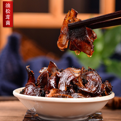 Dried Spicy Chicken Finger Mushrooms, Ready-to-eat Fried Matsutake Mushrooms, Bulk Porcini Mushroom Snacks, Yunnan Oil Chicken Finger Mushrooms