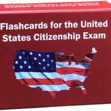 跨境 U.S. CivicsTest FlashCard100个问题卡片美国公民考试抽认