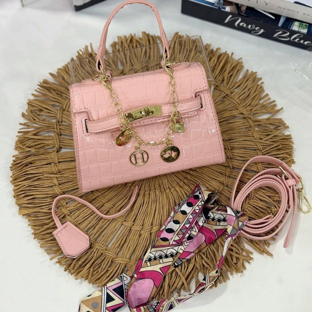 Bolso de Mano para Mujer de PU con Cadena para Uso Diario