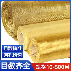 黄铜网铜筛网厂电磁信号屏蔽网10-200目防辐射铜丝网布油漆过滤网
