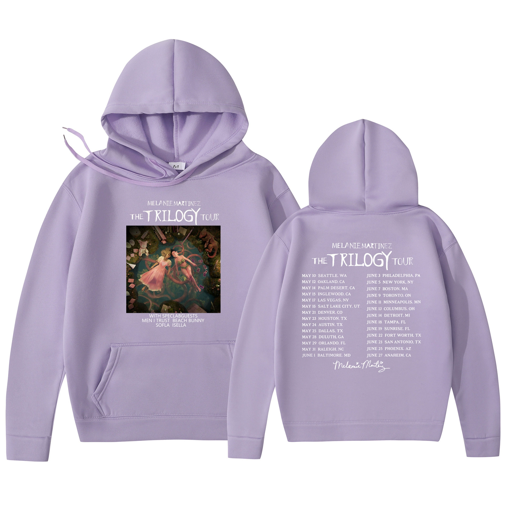 Худи‑пуловер (Foreign Trade) Melanie Martinez «The Trilogy Tour» с принтом, унисекс, размеры S–3XL
