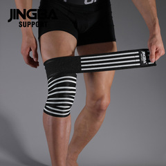 JINGBA Knee Pads Weightlifting Squats Snatch Training Compression Straps Track and Field Basketball Outdoor Sports Protective Gear Wholesale