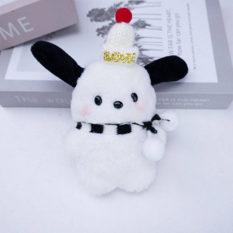 크리스마스 파차 개 - 흑백