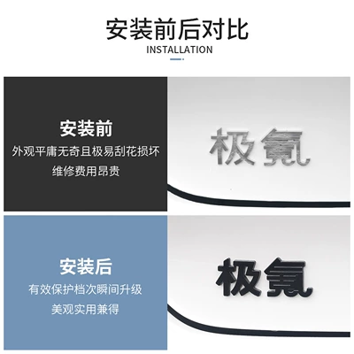 Accessories, Non-Destructive Installation of Car – Car logo
