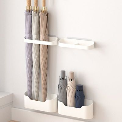 Umbrella Storage register and obtain a residence permit household Umbrella stand Wall hanging Shelves After the door Punch holes Shelf Doorway