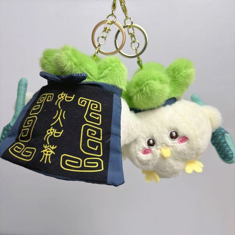 新款文创可爱蒜鸟玩偶挂件越王勾践吴王夫差纪念品创意玩偶礼物|undefined