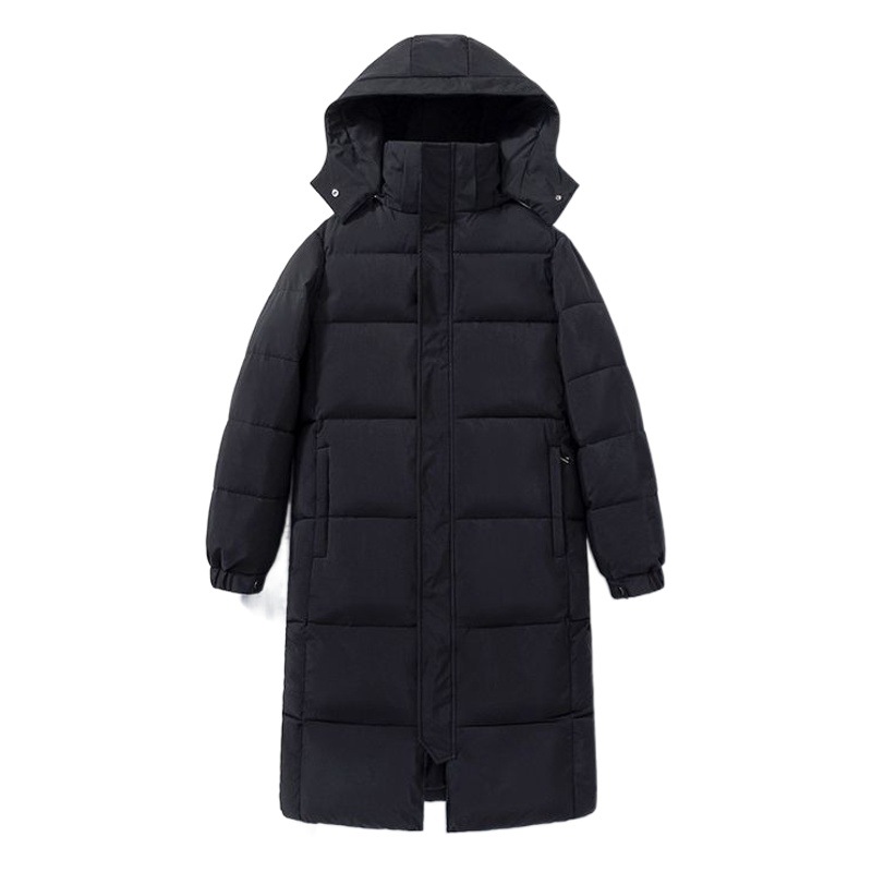 Otoño y invierno de algodón 2023, chaqueta de pluma de mujer, chaqueta larga, nueva chaqueta de algodón larga suelta coreana sobre la rodilla image 1