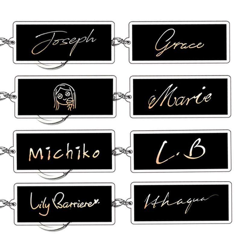 The Fifth Personality Official Character Signature Keychain Game Peripheral Double-Sided Acrylic Creative Pendant Personalized Pendant