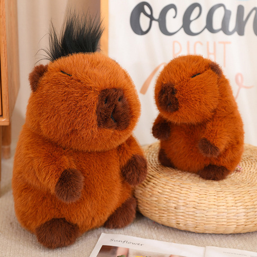 Capybara Rodent Popova Capybara Jun Capybara Cartoon Creative Plush Doll Pendant Gift