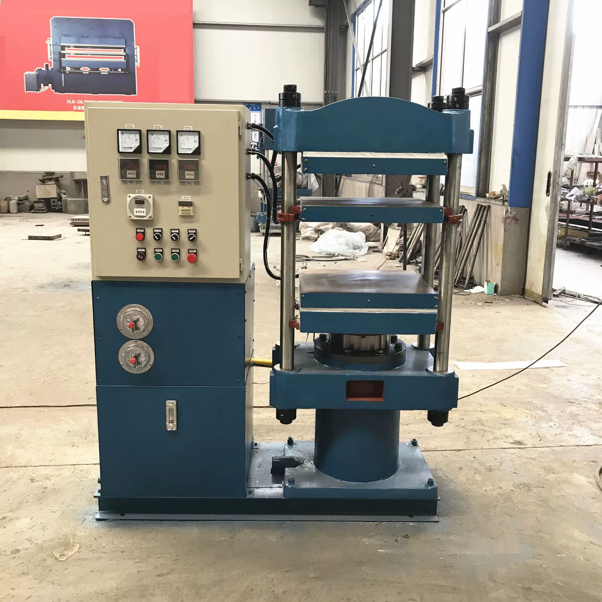 Поставка плоского вулканизатора, электрического нагревательного плоского пресса для таблеток, производитель плоского вулканизатора.