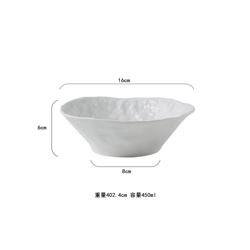 광택 있는 흰색 - 6.5inch 암석 패턴(64개/상자)