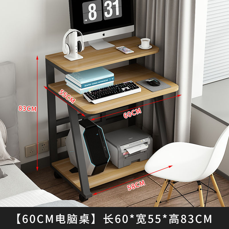 Alquiler pequeño escritorio móvil escritorio de dormitorio simple escritorio moderno pequeño escritorio de computadora de almacenamiento image 12