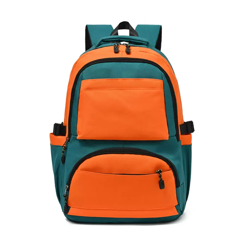 定制撞色外出旅游登山包初高中大学生书包户外运动背包徒步双肩包