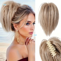 ヘアエクステンションで簡単に多用途の合成波状カーリークリップ