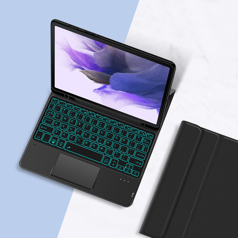 Suitable for Samsung Galaxy Tab S9+ Keyboard Leather Case S8 Ultra Tablet S7 Fe Bluetooth Keyboard Protective Case Suitable for Samsung Galaxy Tab S9+ Keyboard Leather Case S8 Ultra Tablet S7 Fe Bluetooth Keyboard Protective Case
