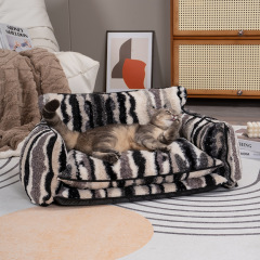 越境ペットソファーベッドは犬の巣の猫の巣を分解して洗うことができます。冬の保温大型ソファーベッドは四季を通じて利用できます。