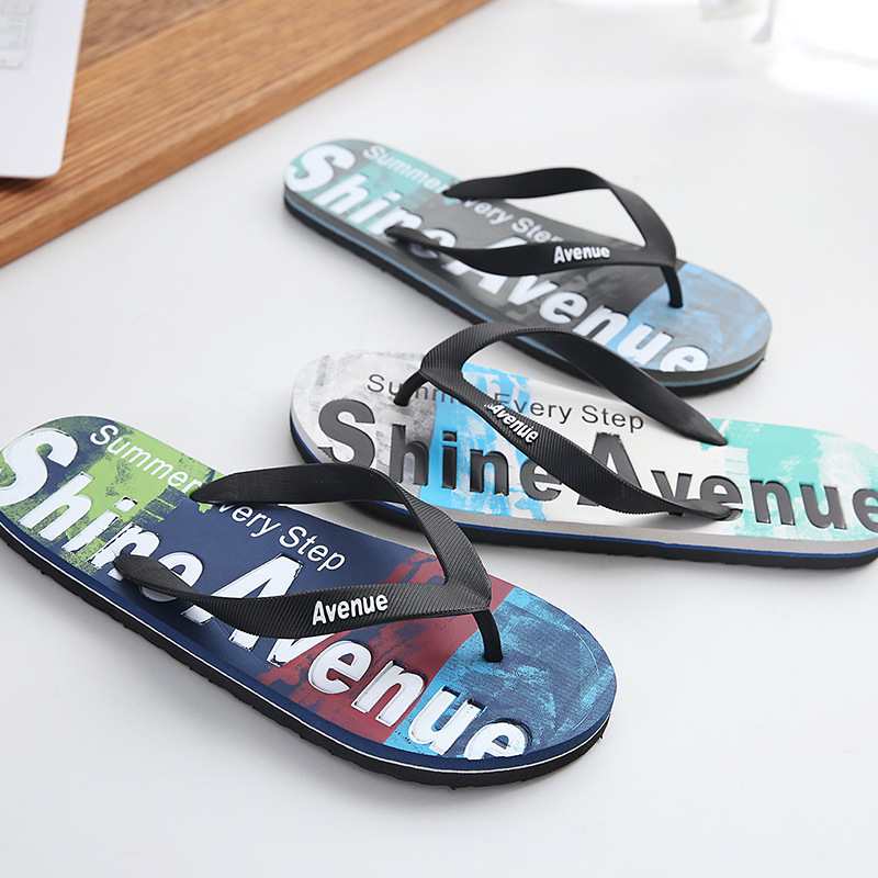 Wholesale New Herringbone Slides for Men, Summer Home Use, Anti-Slip Outdoor Sandals, Comfortable and Trendy, Easy to Wear