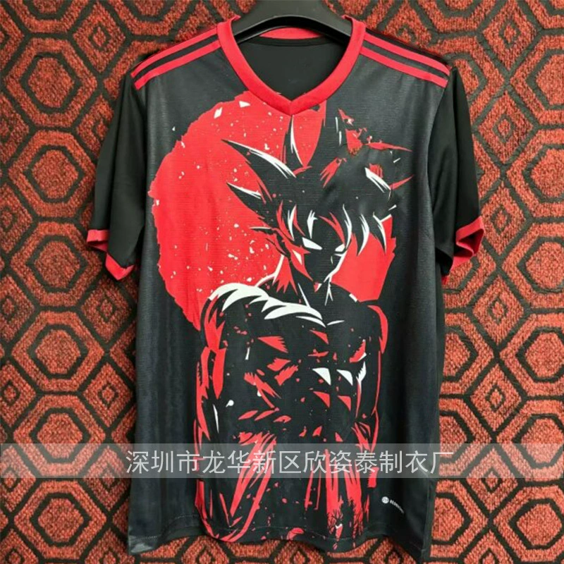 Футбольная форма сборной Японии 2024-25, черная джерси Japan Super Saiyan, サッカーウェア
