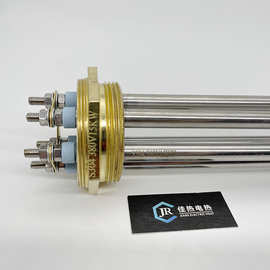 不锈钢六角法兰空气能水箱电加热2寸锅炉螺纹加热棒220V380V