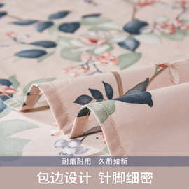 5YA1批发60s新疆长绒棉全棉贡缎床单单件1.5米1.8m床双人纯棉被单