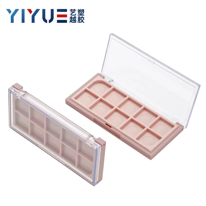 定制神秘十色眼影盘深雾花园十色眼影盒包材塑料10色眼影塑壳定制