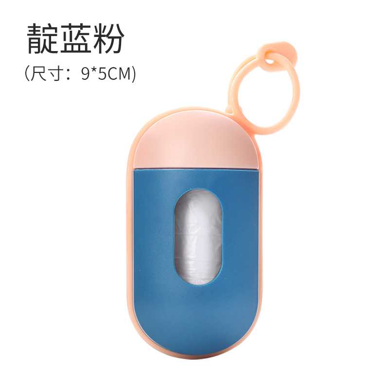 Fabricante Bala en forma de caja de basura para mascotas bolsa de perro bolsa de aseo organizador bolsa de basura en stock al por mayor