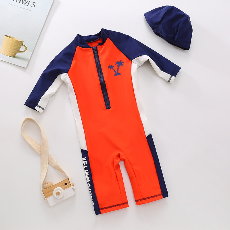 Baby Swimsuit Orange Color