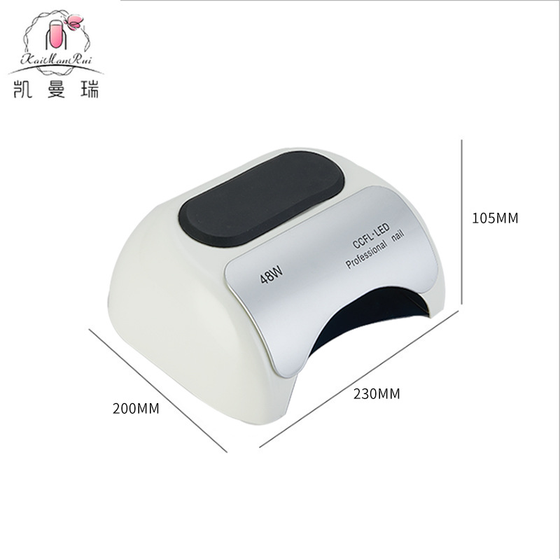 Lámpara de fototerapia para uñas de 48W con tres ajustes, lámpara LED para curado de uñas con doble fuente de luz, lámpara de curado UV, lámpara de fototerapia para uñas para uso transfronterizo.