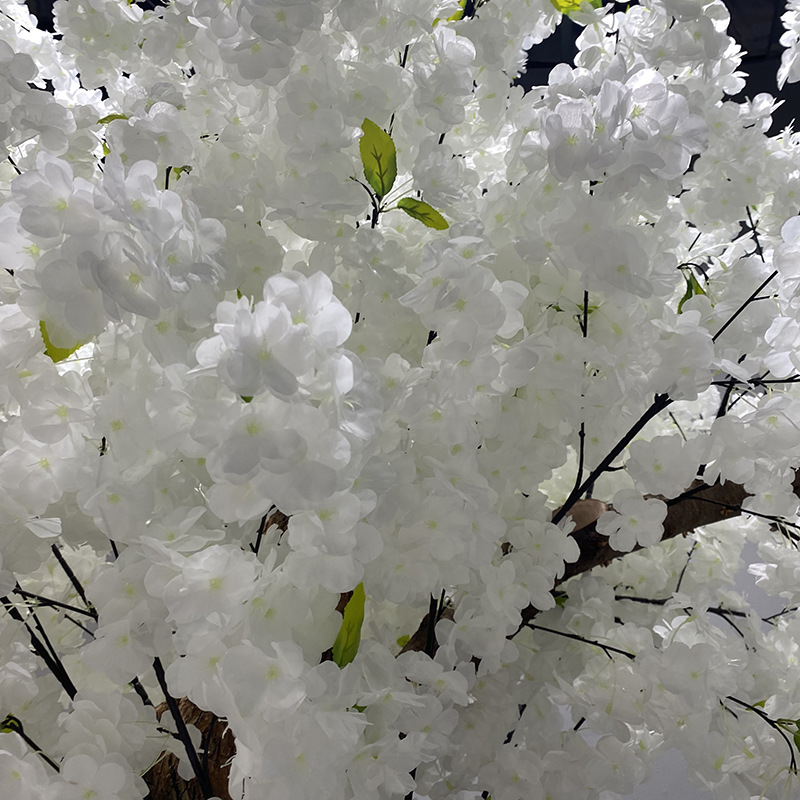 Simulación de árboles de cerezo fabricantes de árboles simulados directamente hoteles residencial decoración del hogar árbol de deseo blanco árbol de decoración paisajística
