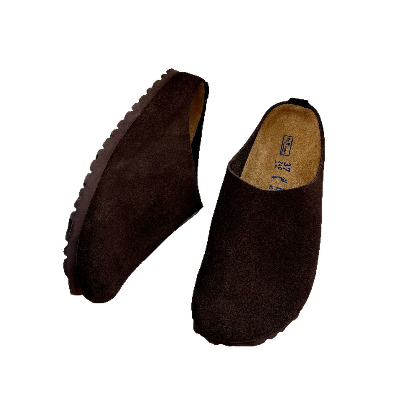 Обувь Birkenstock Little Potato женские полностью кожаные толстая подошва Баотоу Полуплотный стеганый Mule слипоны Легкие и дышащие