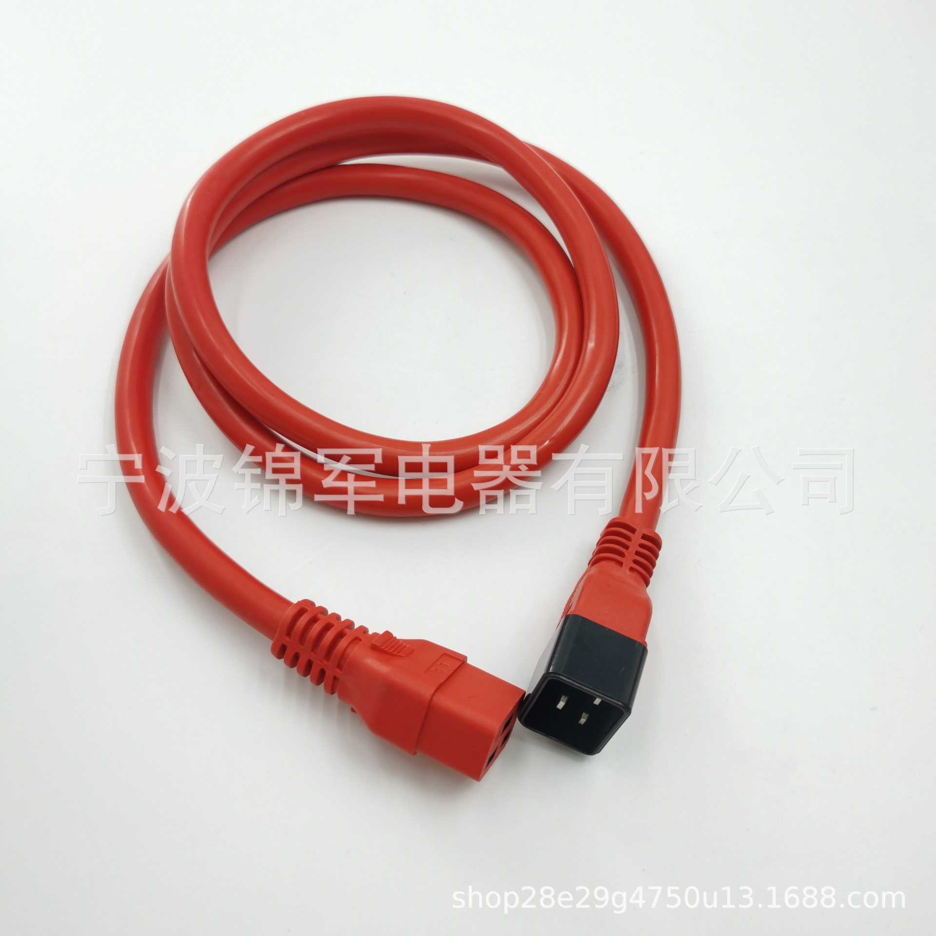 厂家供应AC电源线带锁C13转带锁LockingC14  插头C19转C20