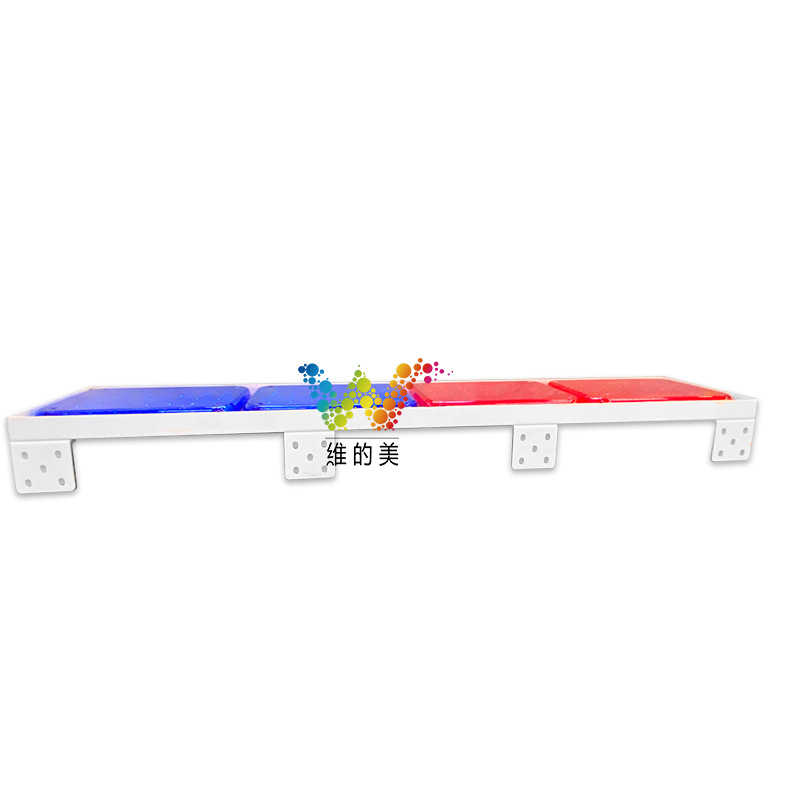 Luz de advertencia de cabina 220V Construcción de tráfico luz de señal estroboscópica luz intermitente de cabina de seguridad roja y azul brillante