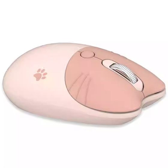 Skyscraper Meow Moe Mouse Wireless Mouse Laptop Bluetooth Mute Girl Cute High-value Notebook