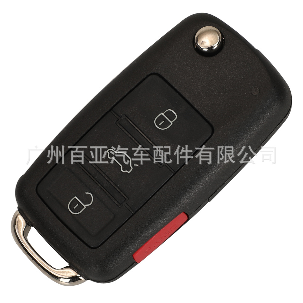 Suitable for Volkswagen Touareg 3/4 key semi-smart remote control car key 315/433MHz 3D0959753AK