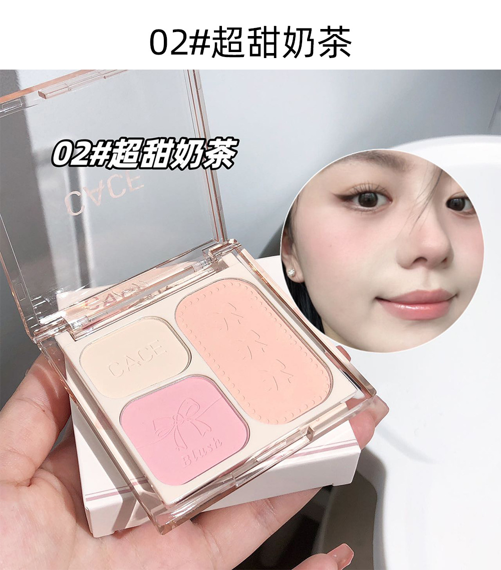 CACE's new "The Wizard of Oz" comprehensive blush palette, a set of three-color blush, natural and daily cross-border affordable wholesale undefined