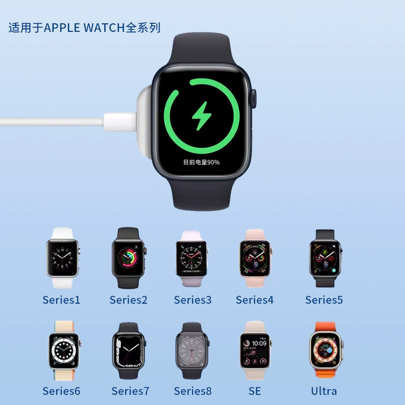 Подходящее для Apple Watch магнитная зарядная линия с интерфейсом Lightning PD быстрая зарядка Type-C